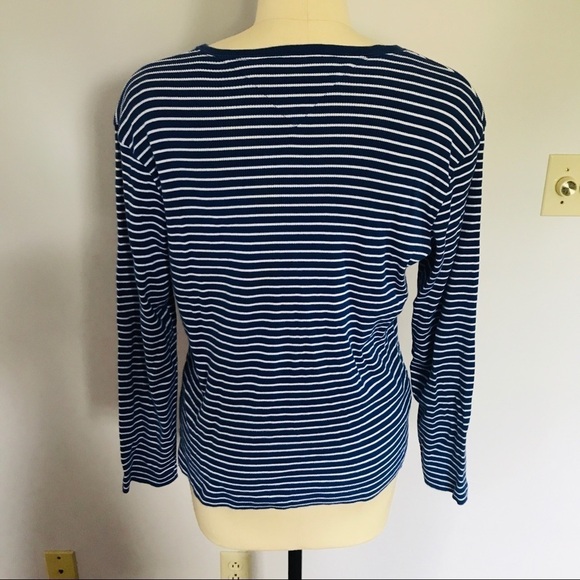 Tommy Hilfiger Varsity Letter Stripe Tee- XL - Picture 4 of 5